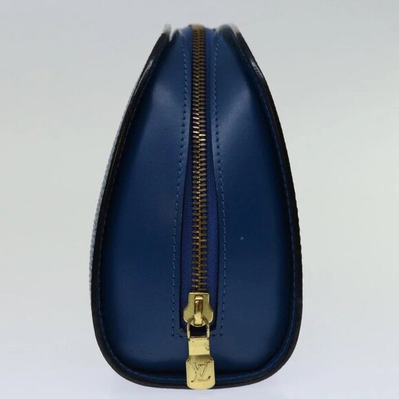LOUIS VUITTON Epi Dauphine GM Pouch Blue M48435 LV Auth 69549 - Picture 4 of 16